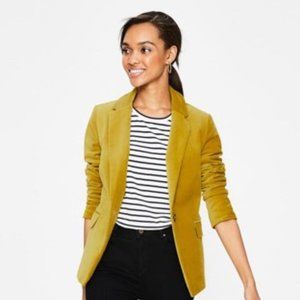 BODEN Velvet Longline Blazer